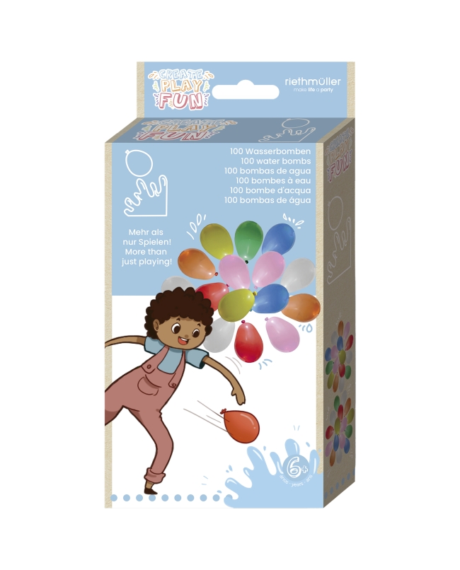 Globos Latex Agua Colores