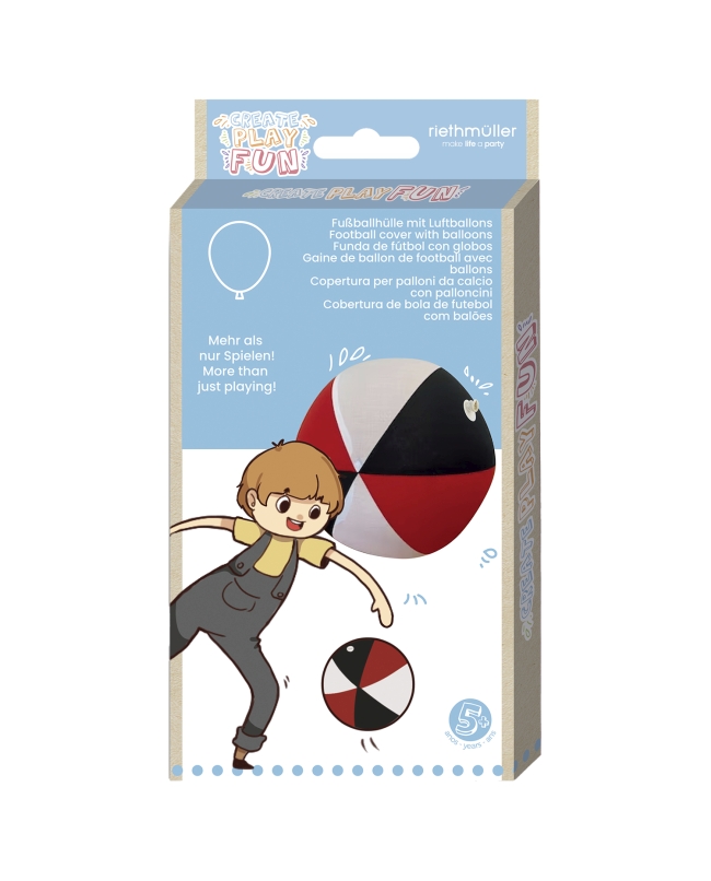 Globos Latex 25cm + Funda Pelota Futbol