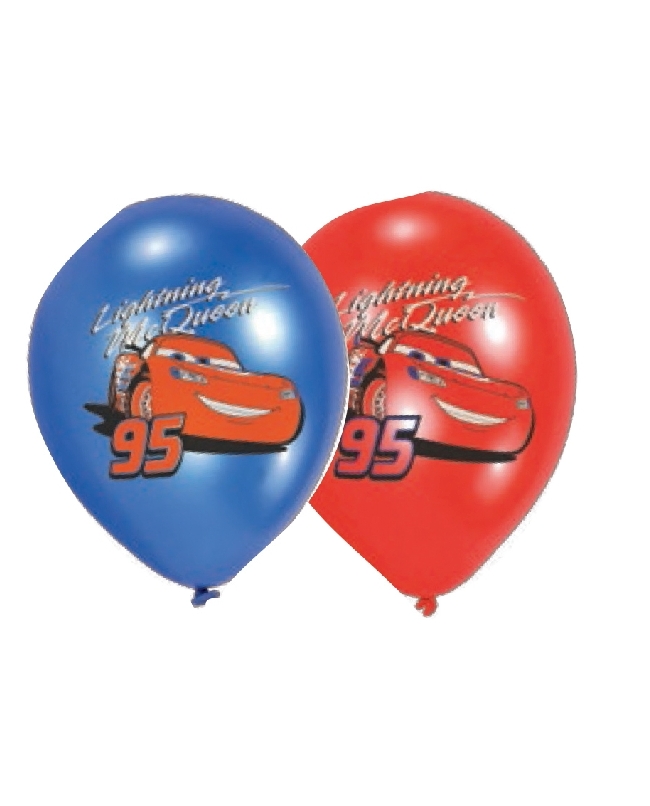 Globos Latex 27,5cm Cars 4C