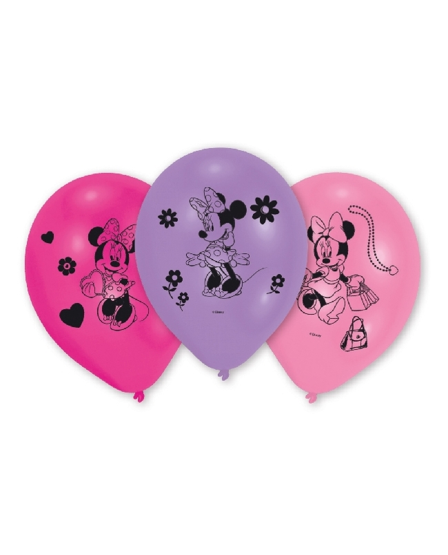 Globos Latex 25,4cm Minnie Mouse