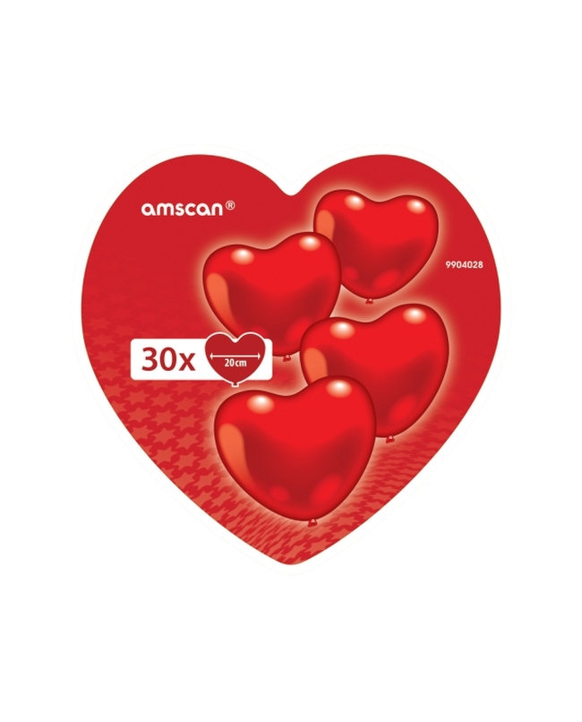 Globos Latex 20cm Corazon