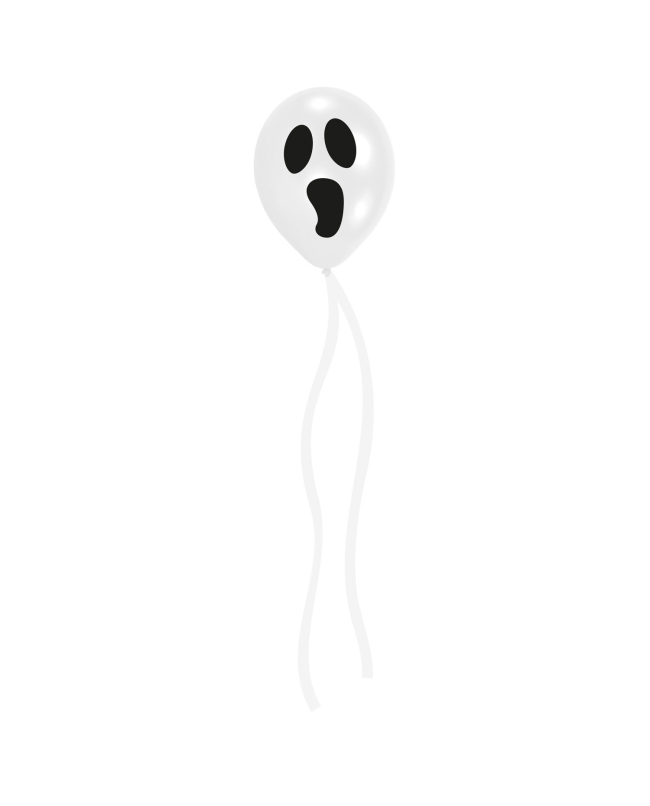 Globos Latex 27,5cm Kit Fantasma