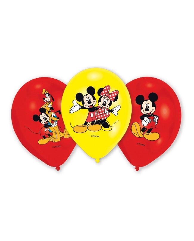Globos Latex 27,5cm Mickey 4C
