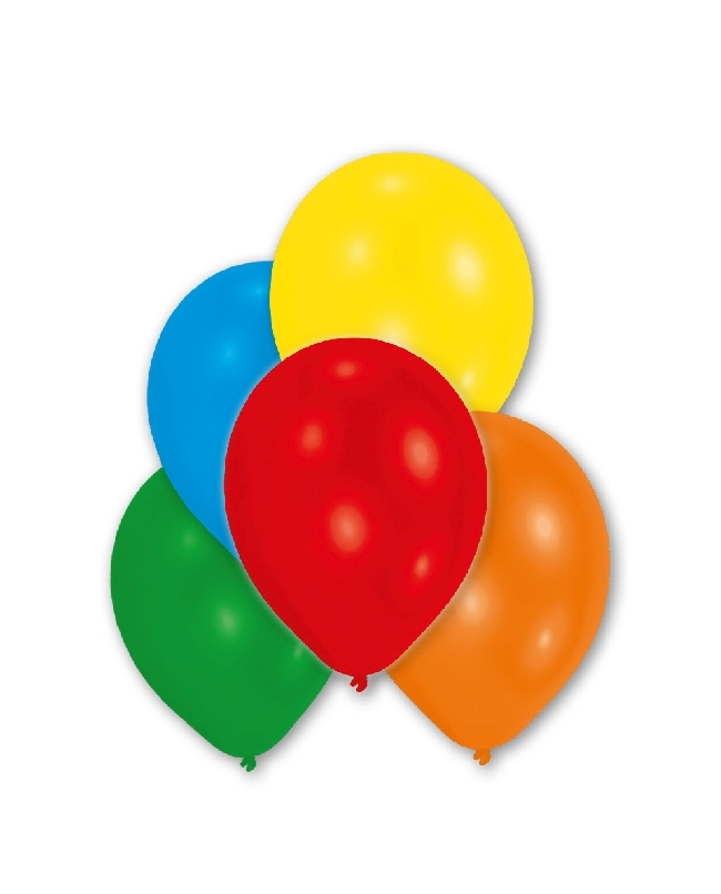 Globos Latex 27,5cm Surtidos Metal