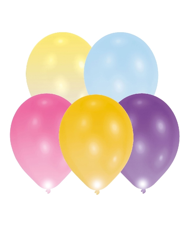 Globos Latex 27,5cm Led Surtidos