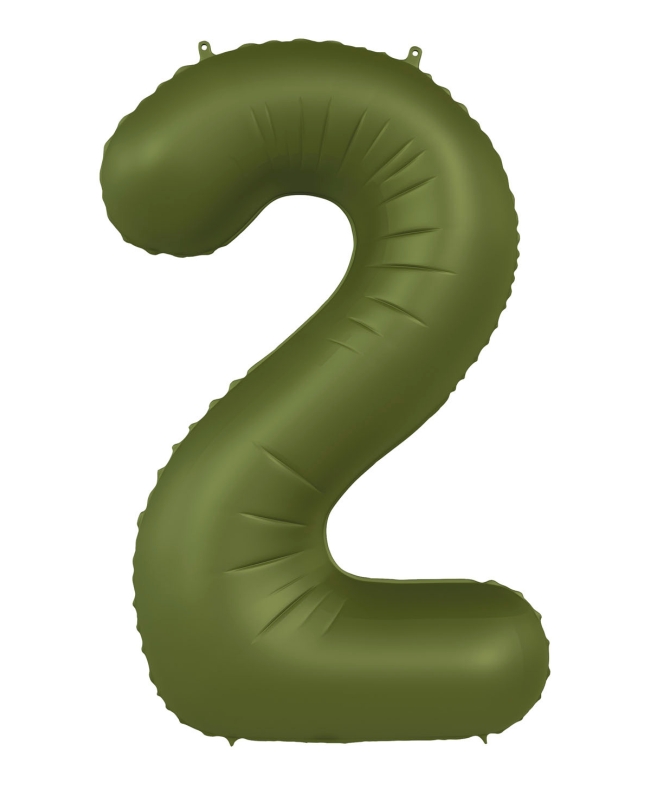 Forma Numero 2 Verde Oliva Mate 86cm ***OFERTA DTO NO ACUMULABLE