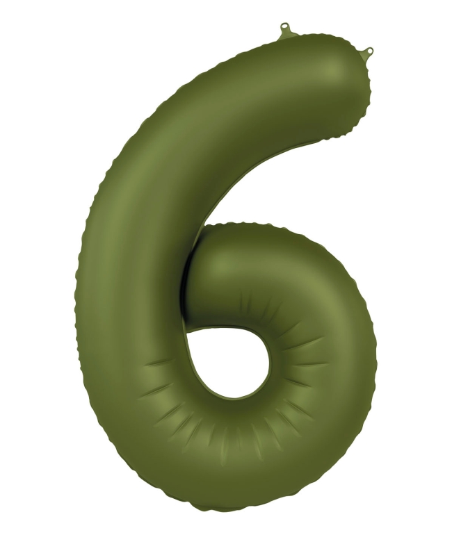 Forma Numero 6 Verde Oliva Mate 86cm ***OFERTA DTO NO ACUMULABLE