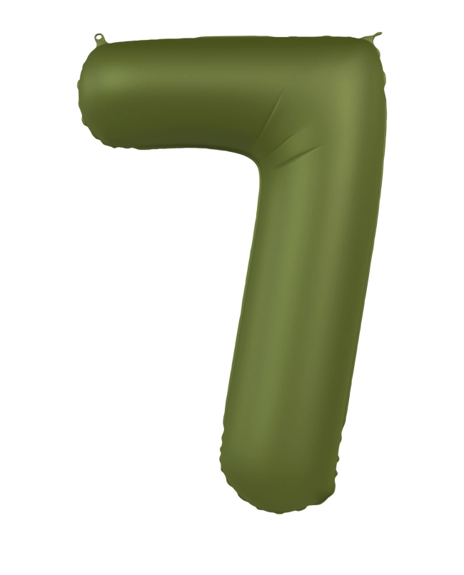 Forma Numero 7 Verde Oliva Mate 86cm ***OFERTA DTO NO ACUMULABLE