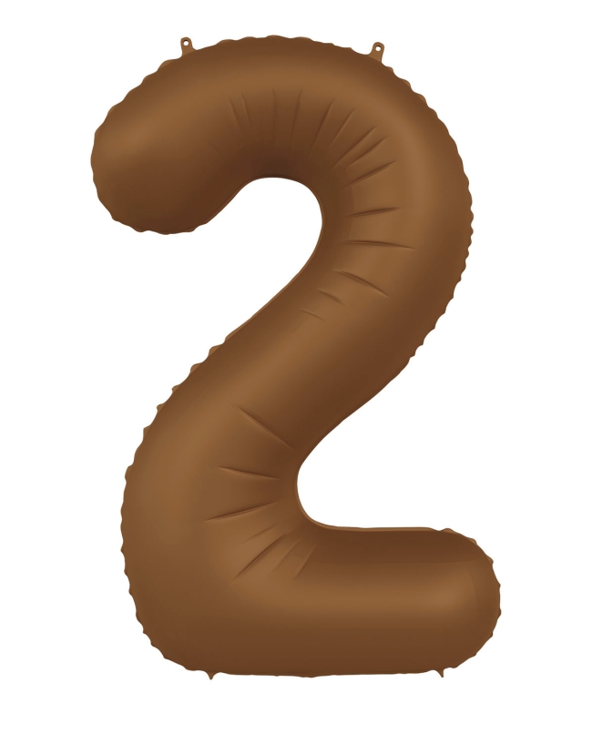 Forma Numero 2 Marron Chocolate Mate 86cm ***OFERTA DTO NO ACUMULABLE