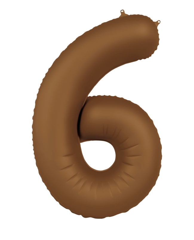 Forma Numero 6 Marron Chocolate Mate 86cm ***OFERTA DTO NO ACUMULABLE