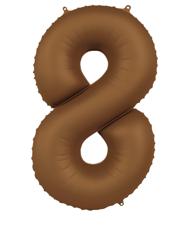 Forma Numero 8 Marron Chocolate Mate 86cm ***OFERTA DTO NO ACUMULABLE