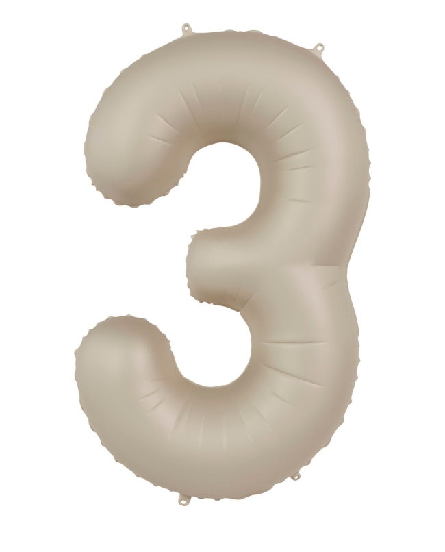 Forma Numero 3 Crema Mate 86cm ***OFERTA DTO NO ACUMULABLE