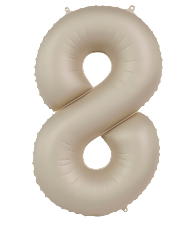 Forma Numero 8 Crema Mate 86cm ***OFERTA DTO NO ACUMULABLE