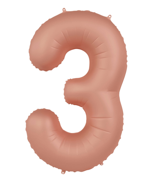 Forma Numero 3 Rosa Vintage Mate 86cm ***OFERTA DTO NO ACUMULABLE