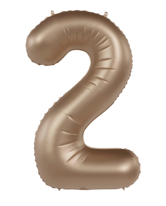 Forma Numero 2 Oro Estrella Satin 86cm ***OFERTA DTO NO ACUMULABLE