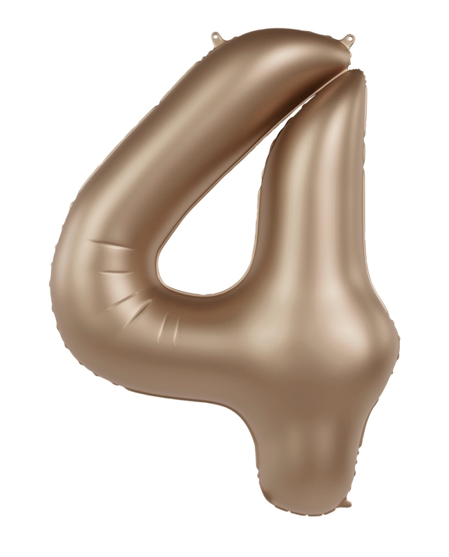 Forma Numero 4 Oro Estrella Satin 86cm ***OFERTA DTO NO ACUMULABLE