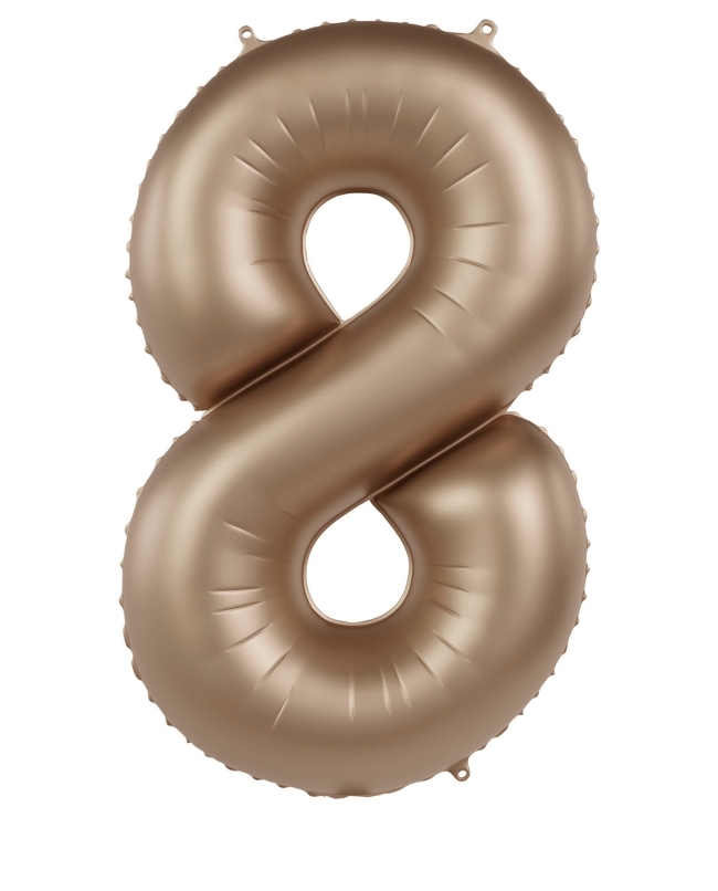 Forma Numero 8 Oro Estrella Satin 86cm ***OFERTA DTO NO ACUMULABLE