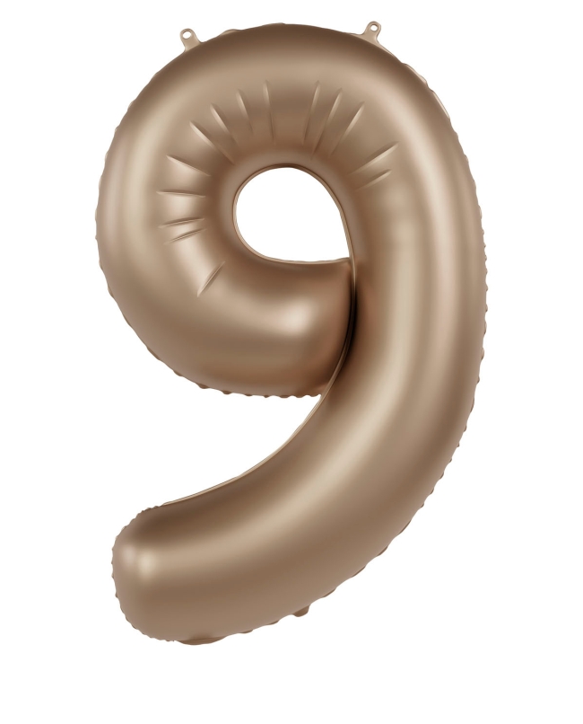 Forma Numero 9 Oro Estrella Satin 86cm ***OFERTA DTO NO ACUMULABLE