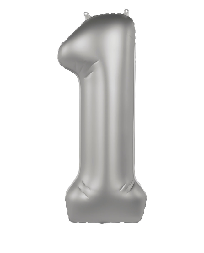 Forma Numero 1 Plata Luna Satin 86cm ***OFERTA DTO NO ACUMULABLE
