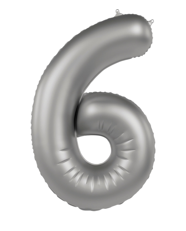 Forma Numero 6 Plata Luna Satin 86cm ***OFERTA DTO NO ACUMULABLE