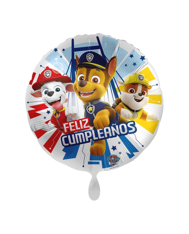 17/43CM PATRULLA CANINA HEROES FELIZ CUMPLEAÑOS ***OFERTA DTO NO ACUMULABLE