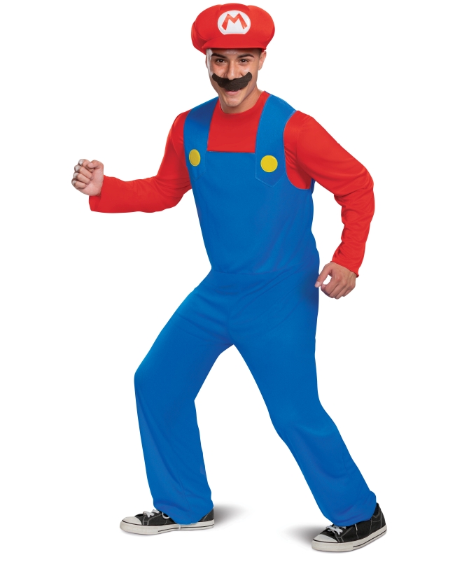 Disfraz Adulto Nintendo Super Mario Lujo Talla L-XL