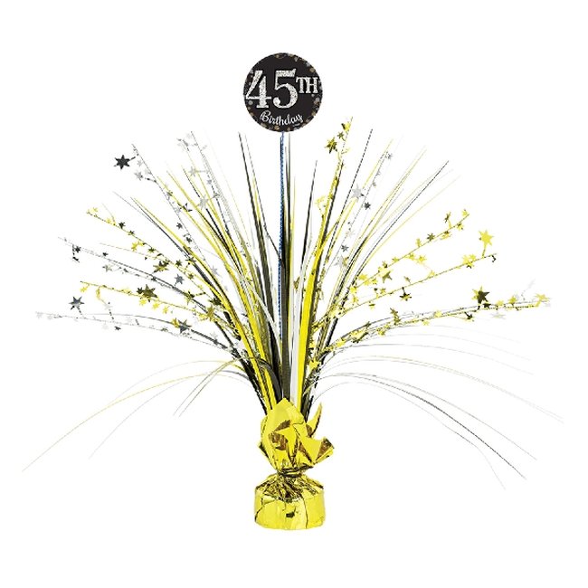 Centro de Mesa Gold Sparkling Celebration Add an Edad Spray Centrepieces 45cm 