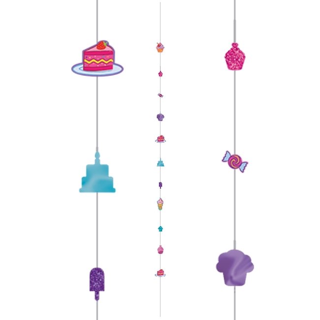 Tira decor. globo Cupcakes Fun 1.82m PRECIO OFERTA DTO. NO ACUMULABLE.