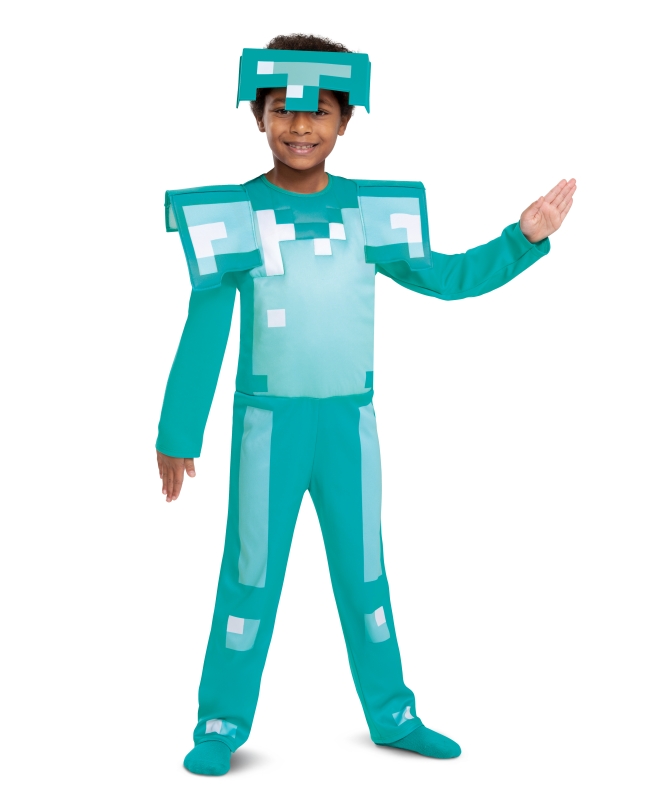 Disfraz Minecraft Armor Lujo Talla 7-8 Años