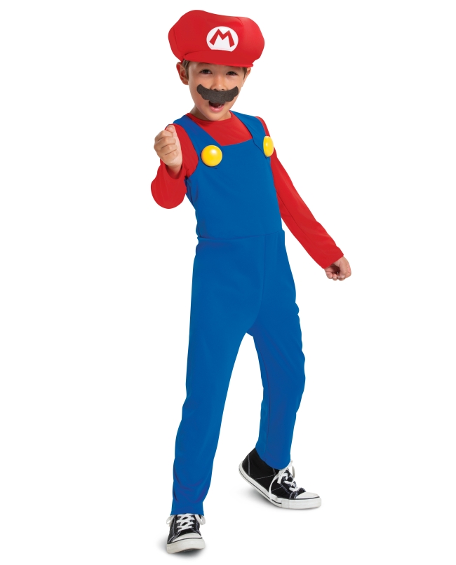 Disfraz Nintendo Super Mario Lujo Talla 3-4 Años