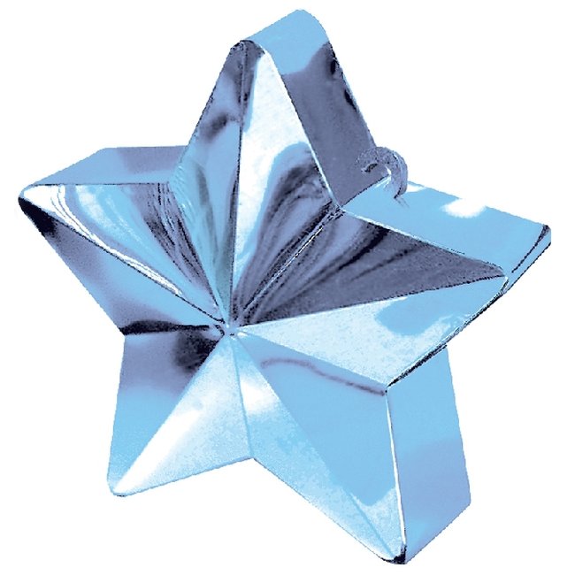 Peso para Globos Estrella Azul claro - 168g