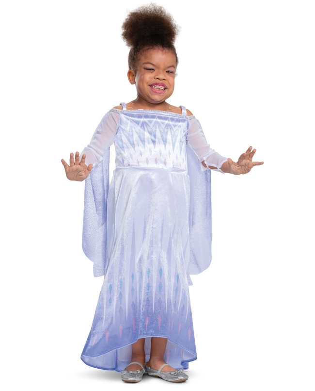 Disfraz Disney Frozen 2 Elsa Reina Nieve Adaptable Talla 7-8 Años