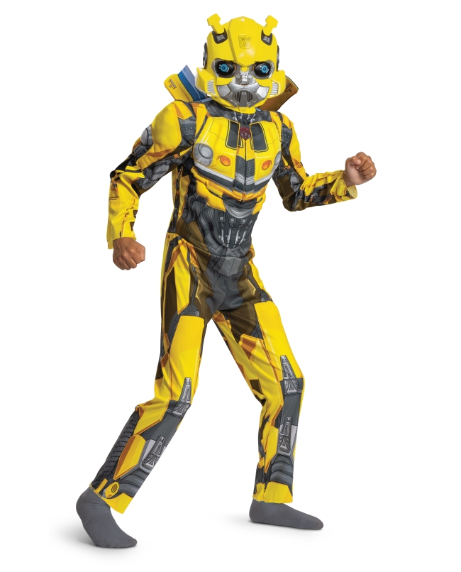 Disfraz Hasbro Transformers Bumblebee Musculo Classic Talla 7-8 Años