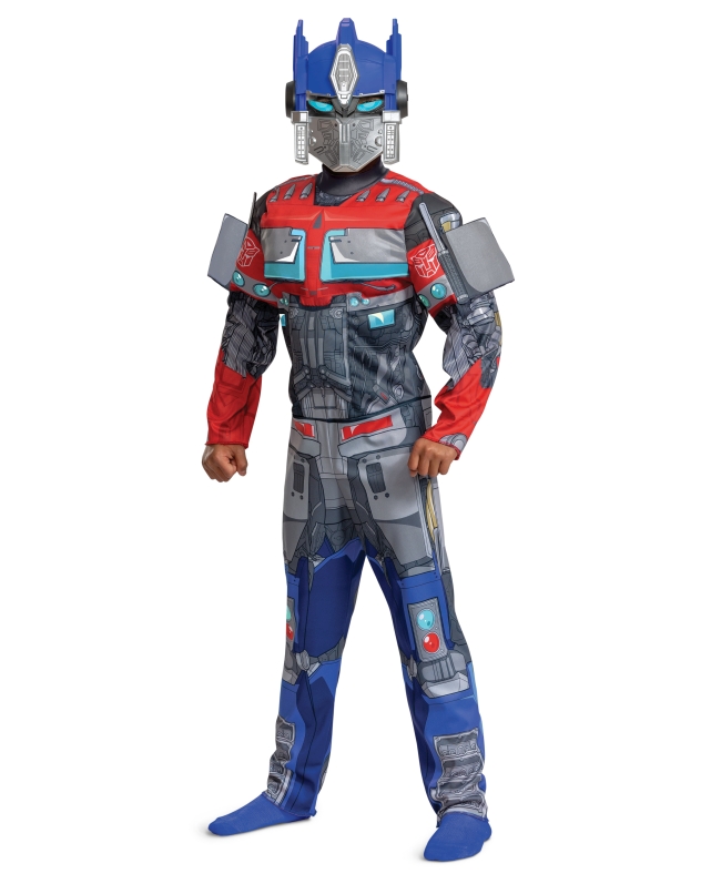 Disfraz Hasbro Transformers Optimus Prime Musculo Classic Talla 7-8 Años