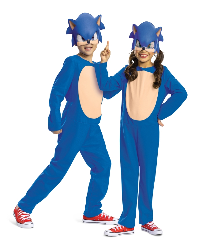 Disfraz Sega Sonic Pelicula Basic Talla 7-8 Años