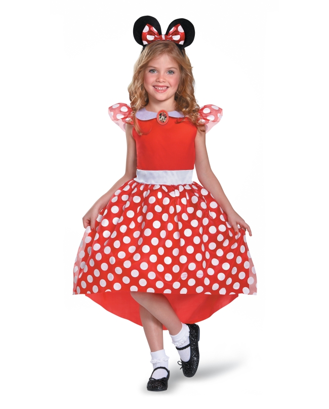 Disfraz Disney Minnie Rojo Classic Talla 5-6 Años