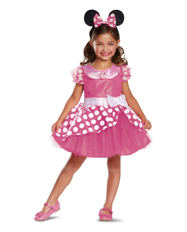 Disfraz Disney Minnie Rosa Deluxe Talla 5-6 Años ***OFERTA DTO NO ACUMULABLE