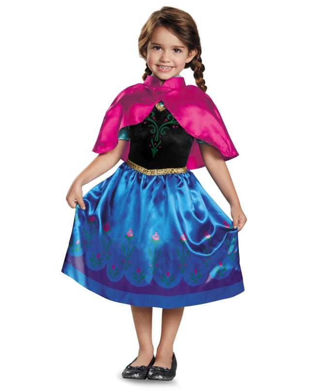 Disfraz Disney Frozen Anna De Viaje Classic T. 5-6 Años