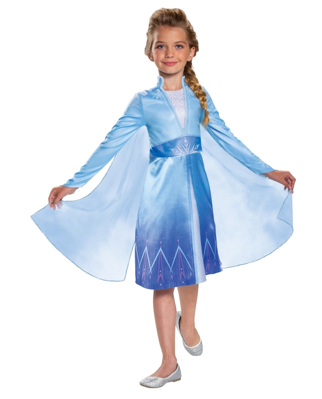 Disfraz Disney Frozen 2 Elsa De Viaje Classic Talla 7-8 Años