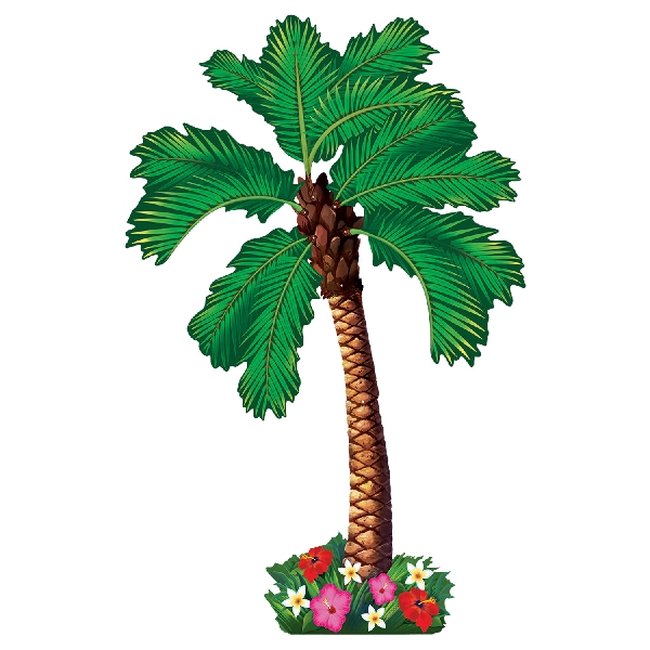 Palmera Artículada Decoración Hawaiana - 1,82cm