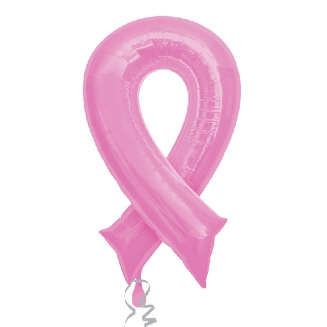 Globo Superforma Lazo Rosado - Metalizado 91cm