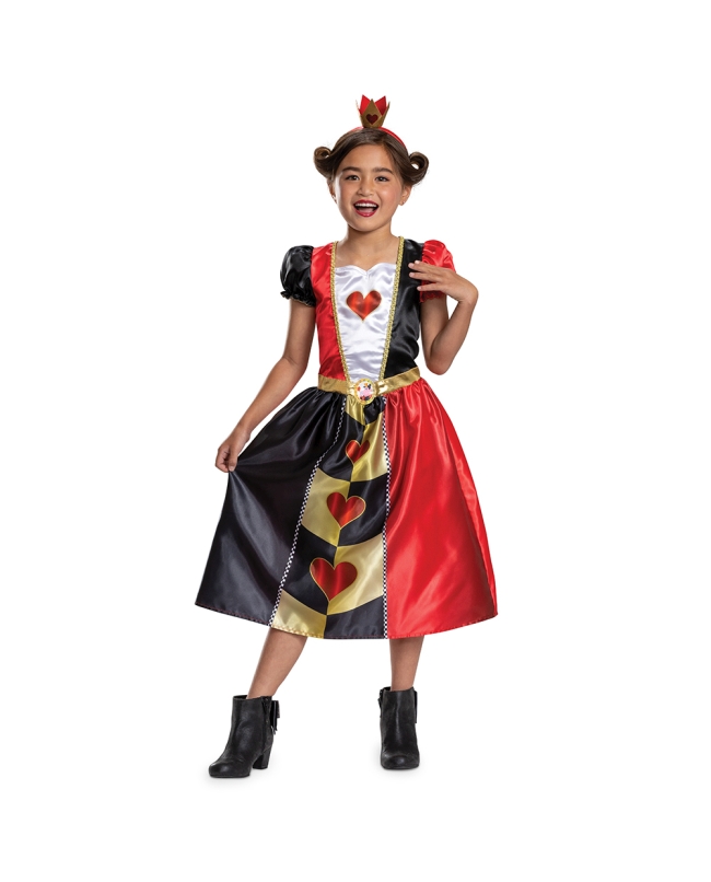 Disfraz Disney Reina Corazones Classic Talla 5-6 Años