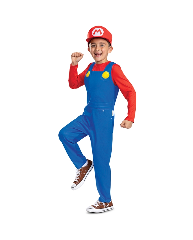 Disfraz Nintendo Super Mario Value Plus Talla 7-8 Años