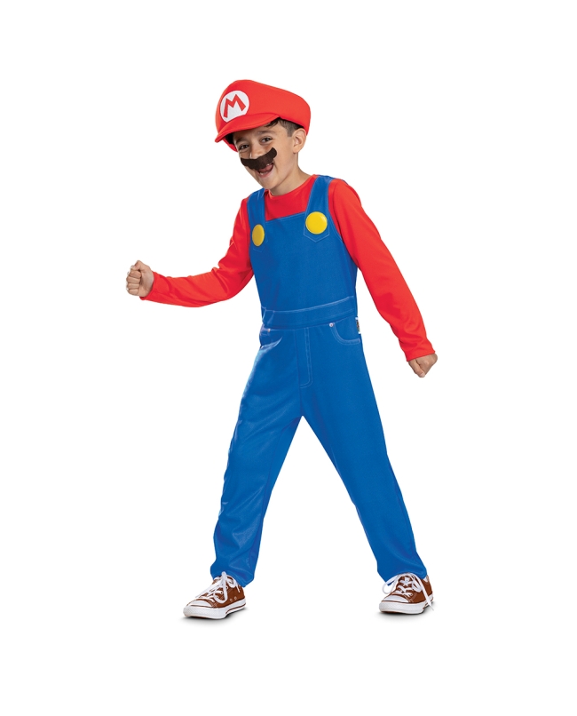 Disfraz Nintendo Super Mario Elevated Fancy Talla 7-8 Años