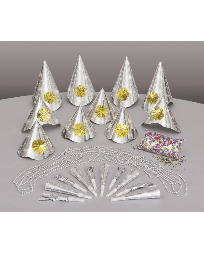 Kit Caja New Year Plata 10 Personas