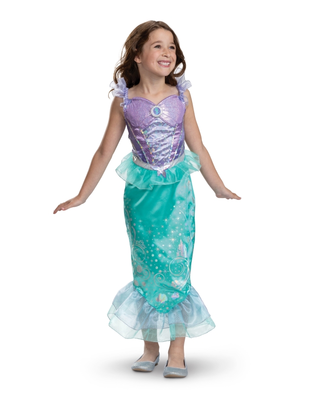 Disfraz Disney 100 Aniv. Princesas Ariel Classic Talla 7-8 Años