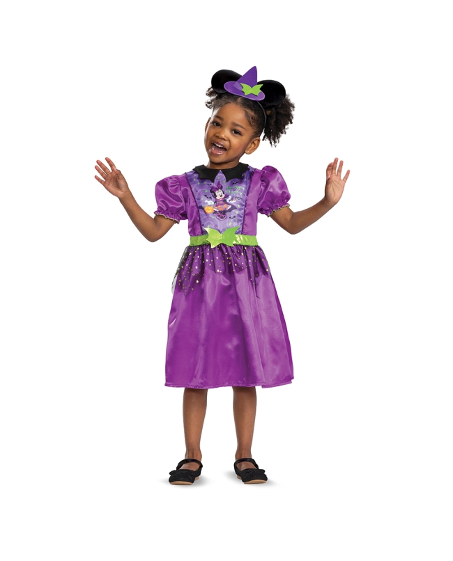 Disfraz Disney Minnie Brujita Classic Talla 5-6 Años