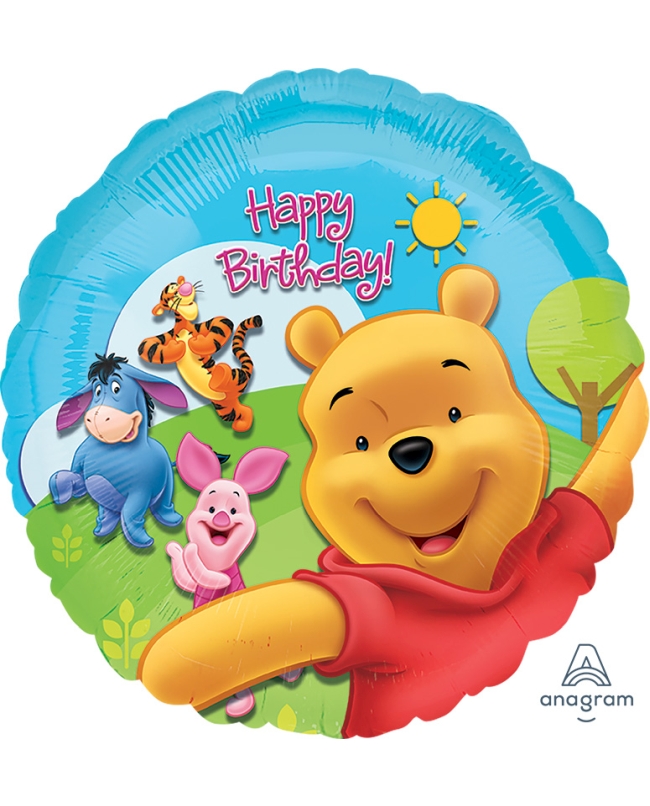 18/45cm Pooh & Friends Sunny Birthday