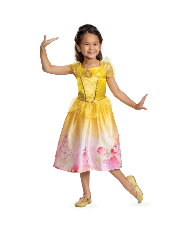 Disfraz Disney Princess Bella Cuento Classic Talla 7-8 Años