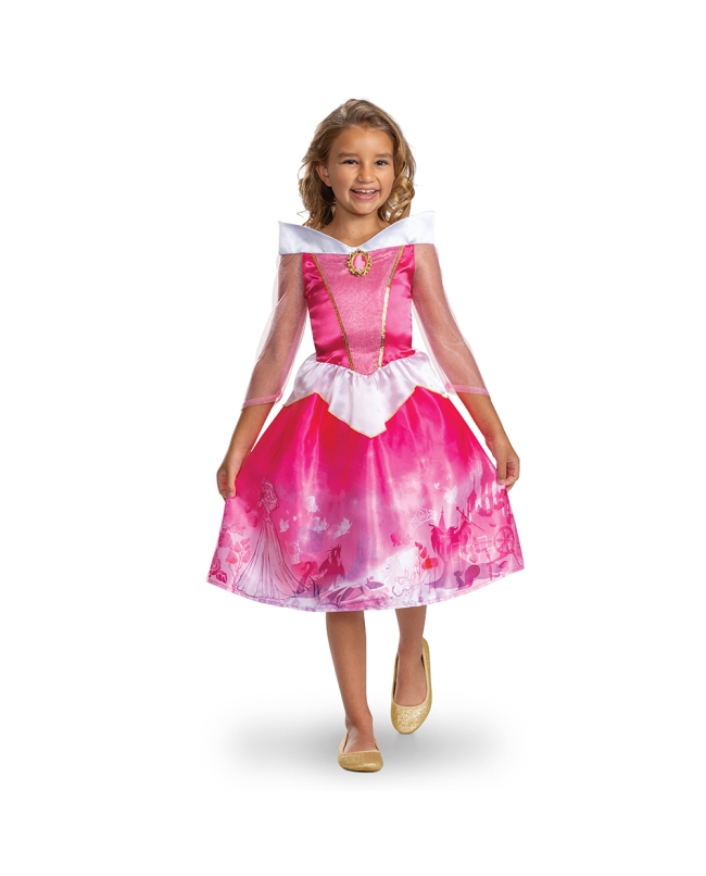 Disfraz Disney Princess Aurora Cuento Classic Talla 7-8 Años